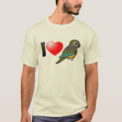 I Love Patagonian Conures Men's Basic T-Shirt