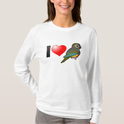 I Love Patagonian Conures Women's Basic Long Sleeve T-Shirt