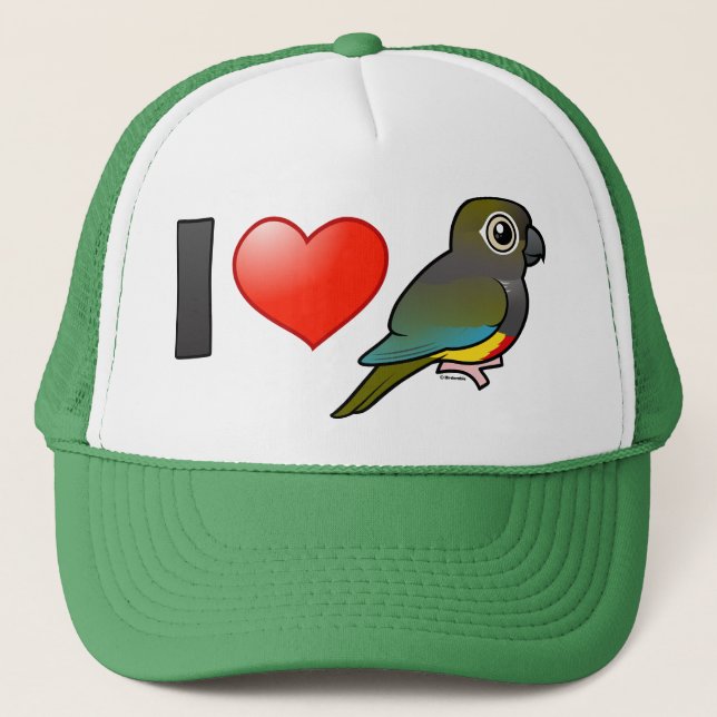 I Love Patagonian Conures Trucker Hat (Front)