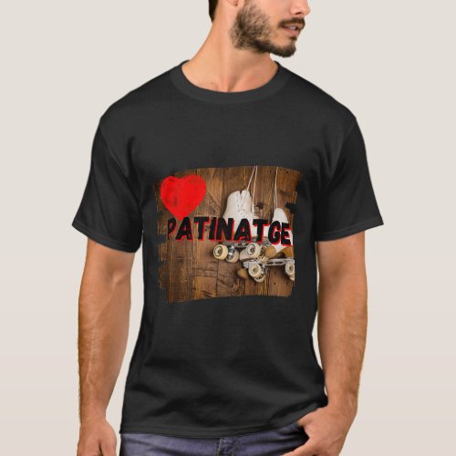 I Love Patinatge T_Shirt