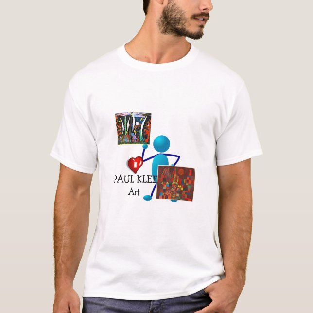 I Love Paul Klee Art T-Shirt (Front)