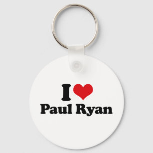I LOVE PAUL RYAN (2).png Keychain