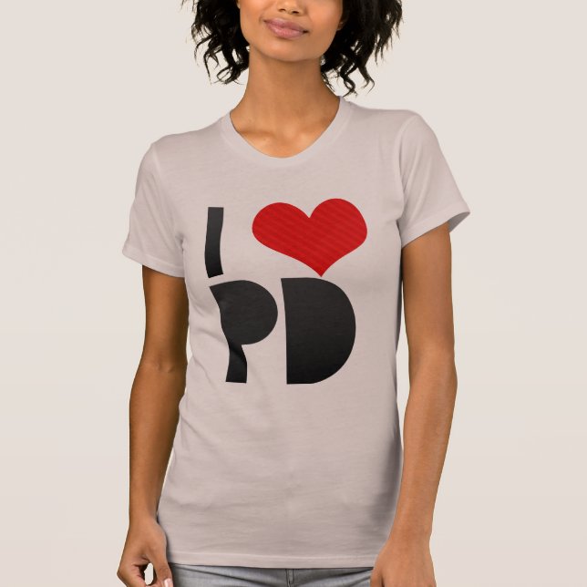 I Love PD T-Shirt (Front)