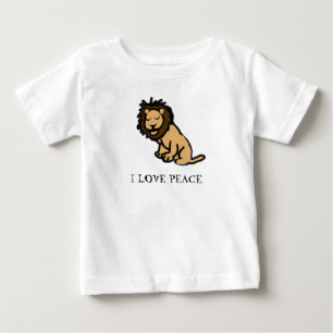 I  Love Peace Baby T-Shirt