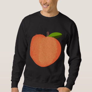 I love peaches - sparkle peach on my chest - summe sweatshirt