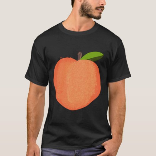 I love peaches _ sparkle peach on my chest _ summe T_Shirt