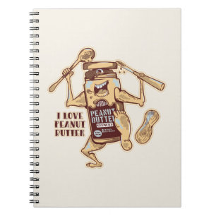 I LOVE PEANUT BUTTER NOTEBOOK