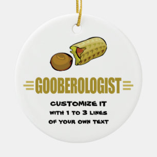 I Love Peanuts Ceramic Ornament