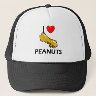 I Love Peanuts Trucker Hat