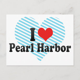 I Love Pearl Harbor Postcard