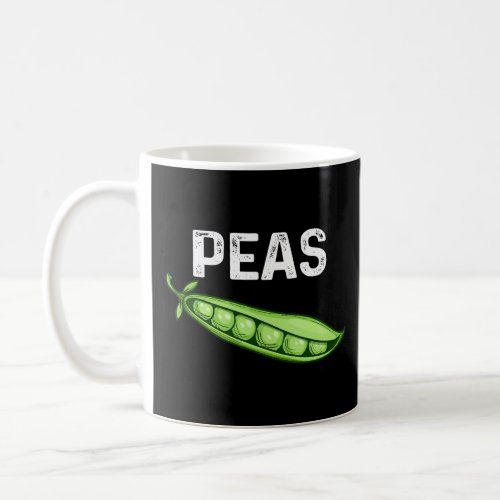I Love Peas  Peas Costume For Vegetable  Tee Coffee Mug