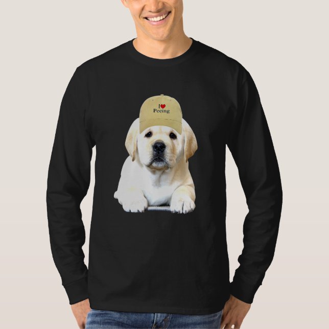 I Love Peeinglove Peeing Hati Love Dog For Dog T-Shirt (Front)