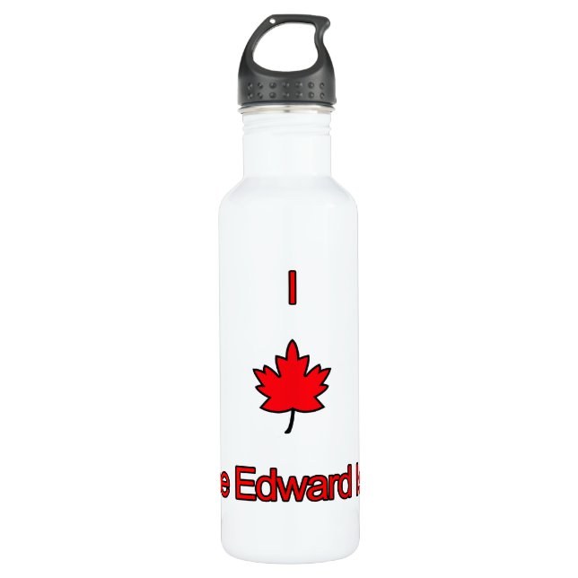 I Love PEI Prince Edward Island Water Bottle (Front)