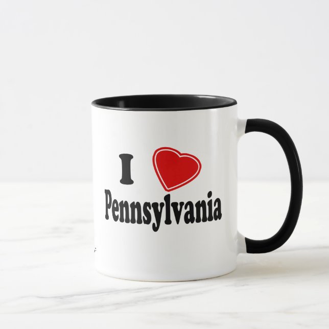 I Love Pennsylvania Mug (Right)