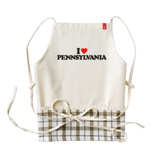 I LOVE PENNSYLVANIA ZAZZLE HEART APRON