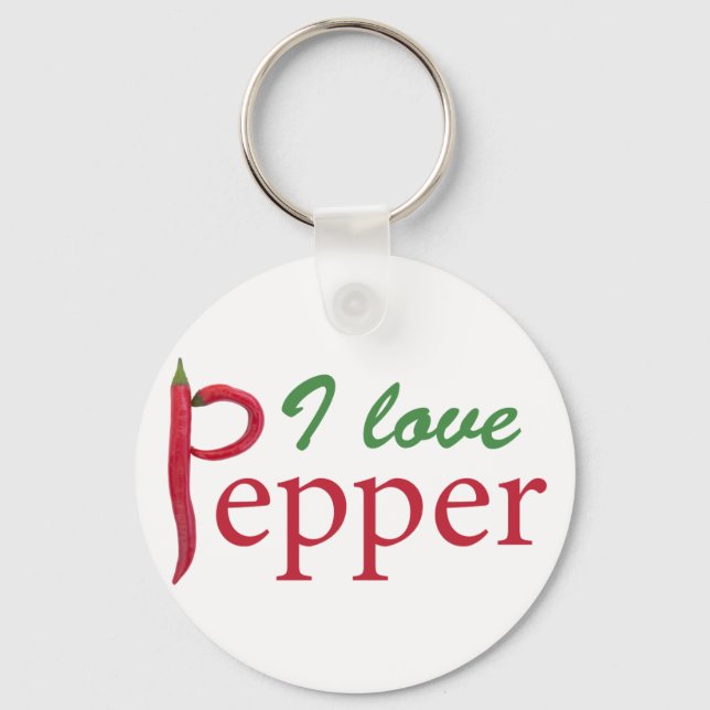 I love pepper keychain (Front)