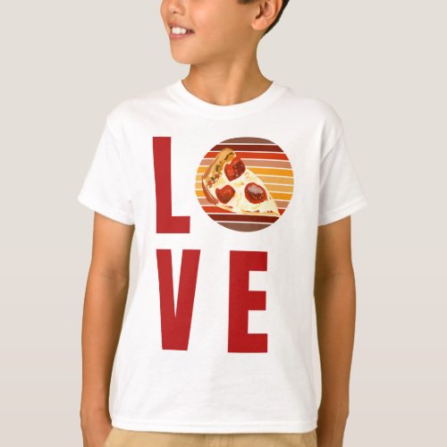 I Love Pepperoni Pizza Lover Presents Foodie  T_Shirt