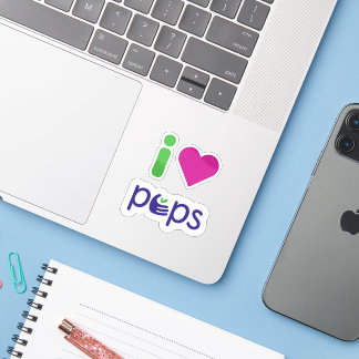 I Love PEPS sticker