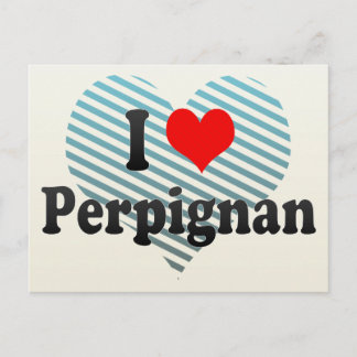 I Love Perpignan, France Postcard
