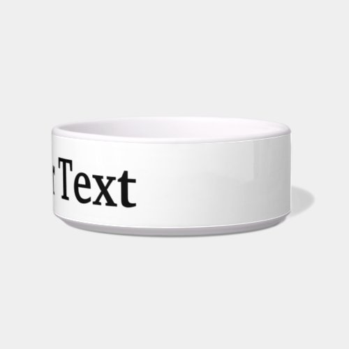 I Love Personalisable Add Text Dog or Cat Bowl