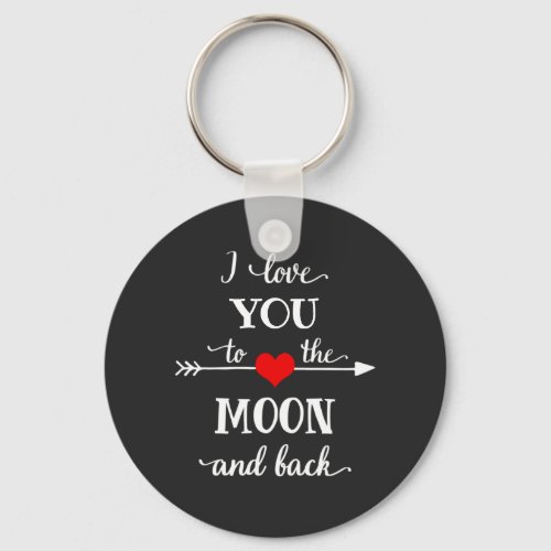 I love personalized to the moon and back keychain