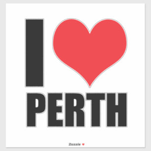 I love Perth Sticker