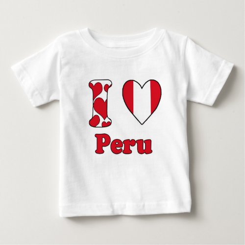 I love Peru Baby T_Shirt