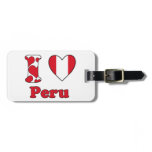 I love Peru Bag Tag I love Peru Bag Tag