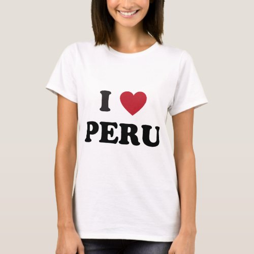 I Love Peru T_Shirt