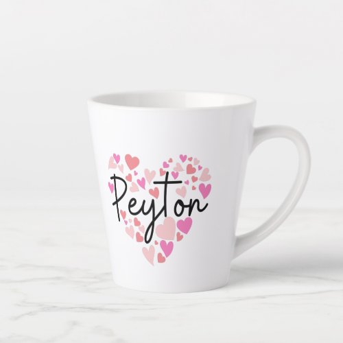 I love Peyton Latte Mug