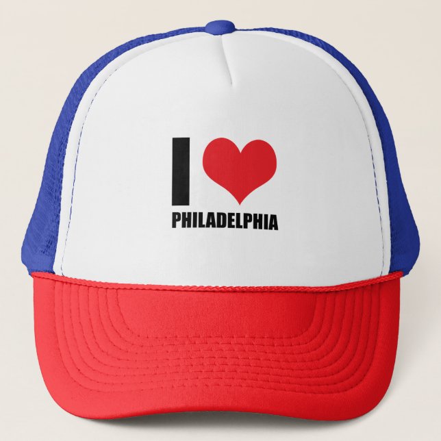 I love Philadelphia Trucker Hat (Front)