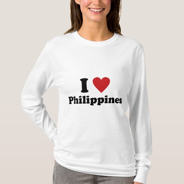 I Love Philippines T-Shirt (Front)