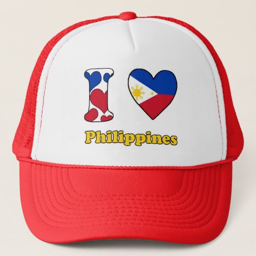 I love Philippines Trucker Hat