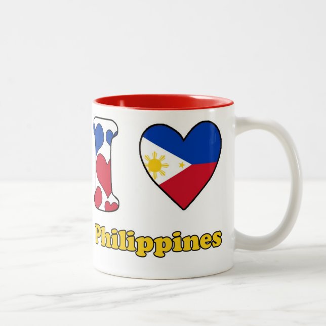 I love Philippines Two-Tone Coffee Mug (Right)