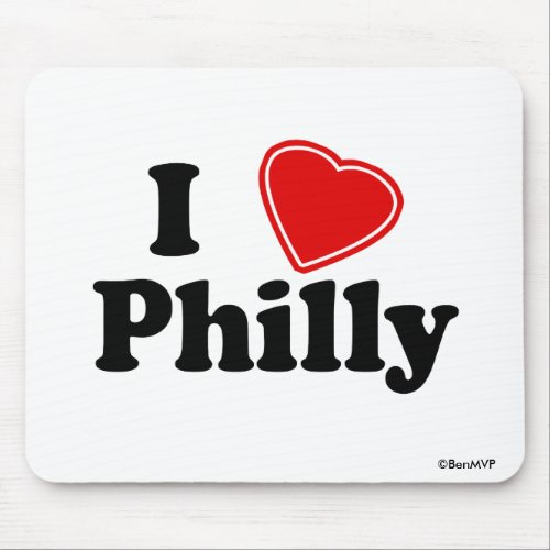 I Love Philly Mouse Pad