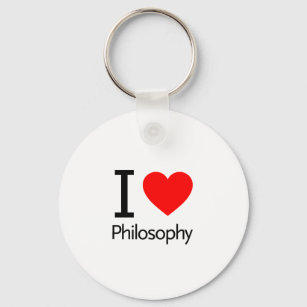I Love Philosophy Keychain