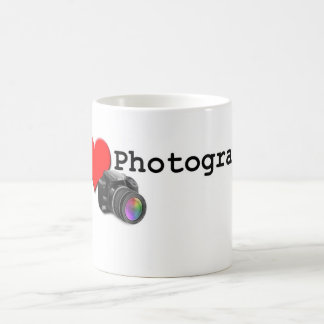 I love photography coffee mug