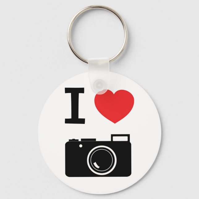 I love photography keychain (Front)