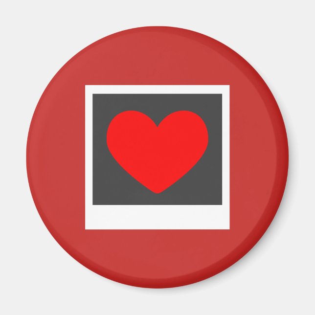 I love photography magnet (Front)