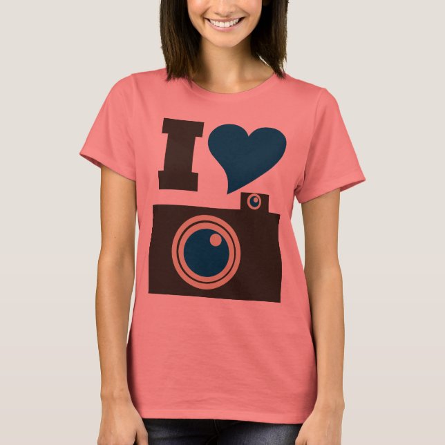 I Love Photography T-Shirt (Front)