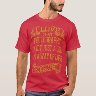 I Love Photography Vintage Style 1 T-Shirt