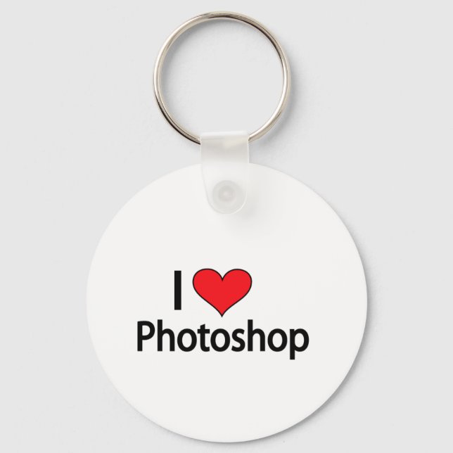 I love photoshop keychain (Front)