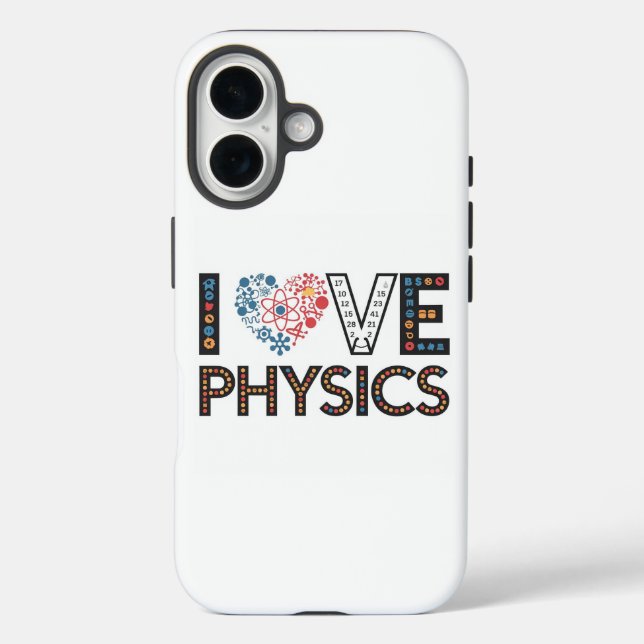 I LOVE PHYSICS Case-Mate iPhone CASE (Back)