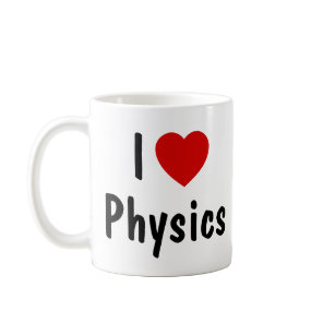 I Love Physics Coffee Mug