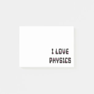I love Physics Post-it Notes