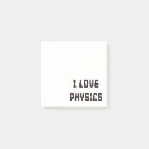 I love Physics Post-it Notes