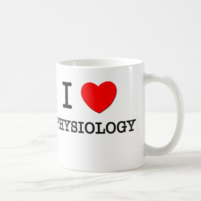 I Love Physiology Coffee Mug (Right)