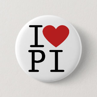 I LOVE PI BUTTON