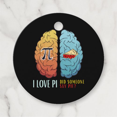 I Love Pi Did Someone Say Pie  Favor Tags
