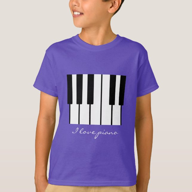 I love piano T-Shirt (Front)